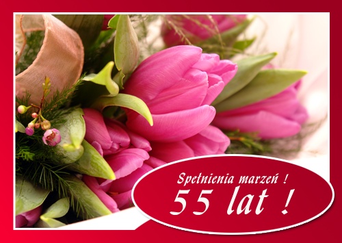 Kartka 55 lat